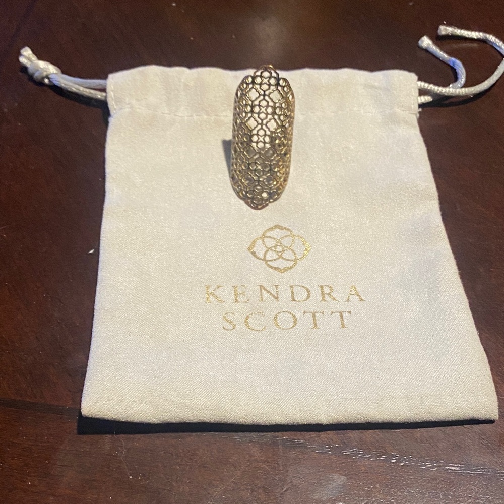 Kendra Scott Gold Statement Ring